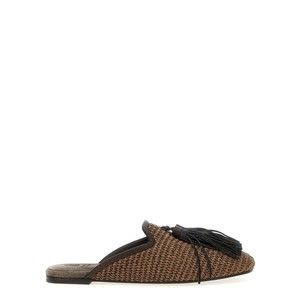 Brunello Cucinelli Jewel Tassel Sabots - NWT